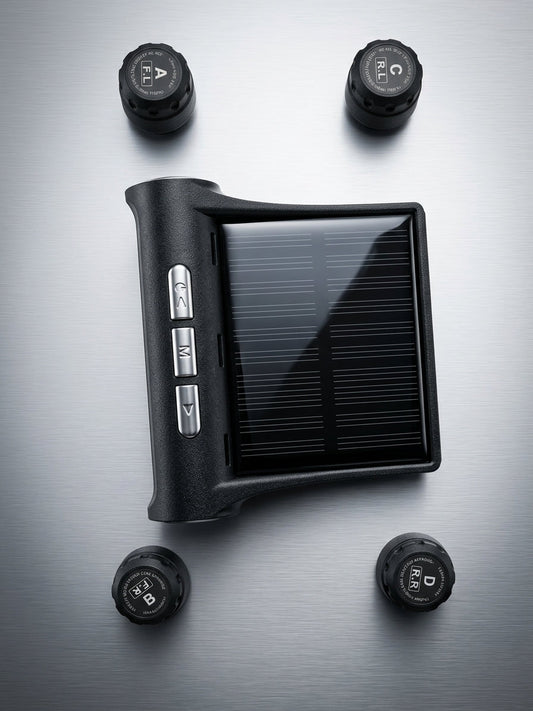 Solarni sistem za praćenje pritiska i temperature u gumama (sa USB punjenjem)
